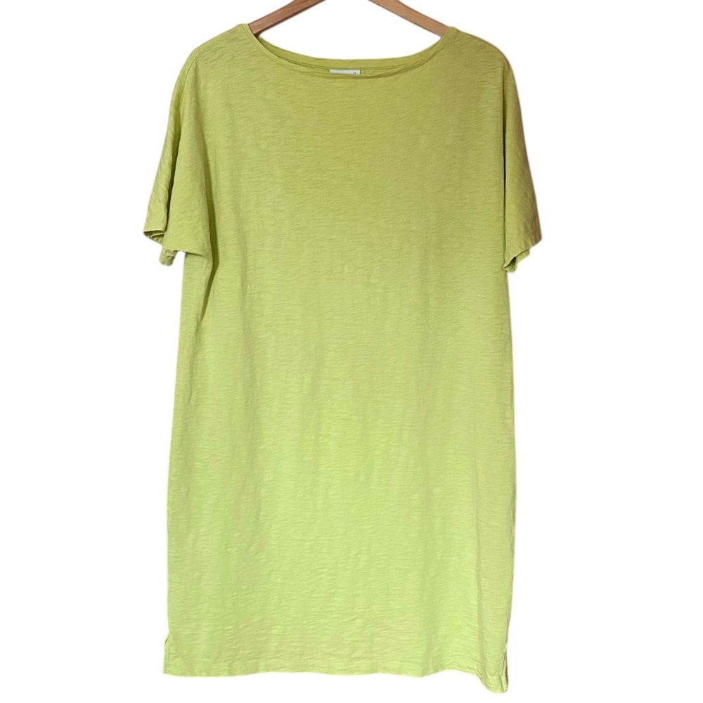 J. Jill 100% Cotton Jersey Short-sleeve Oversized T-shirt Dress | M